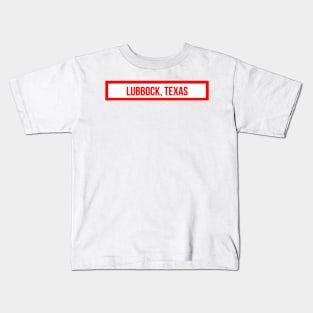 Lubbock Red Kids T-Shirt